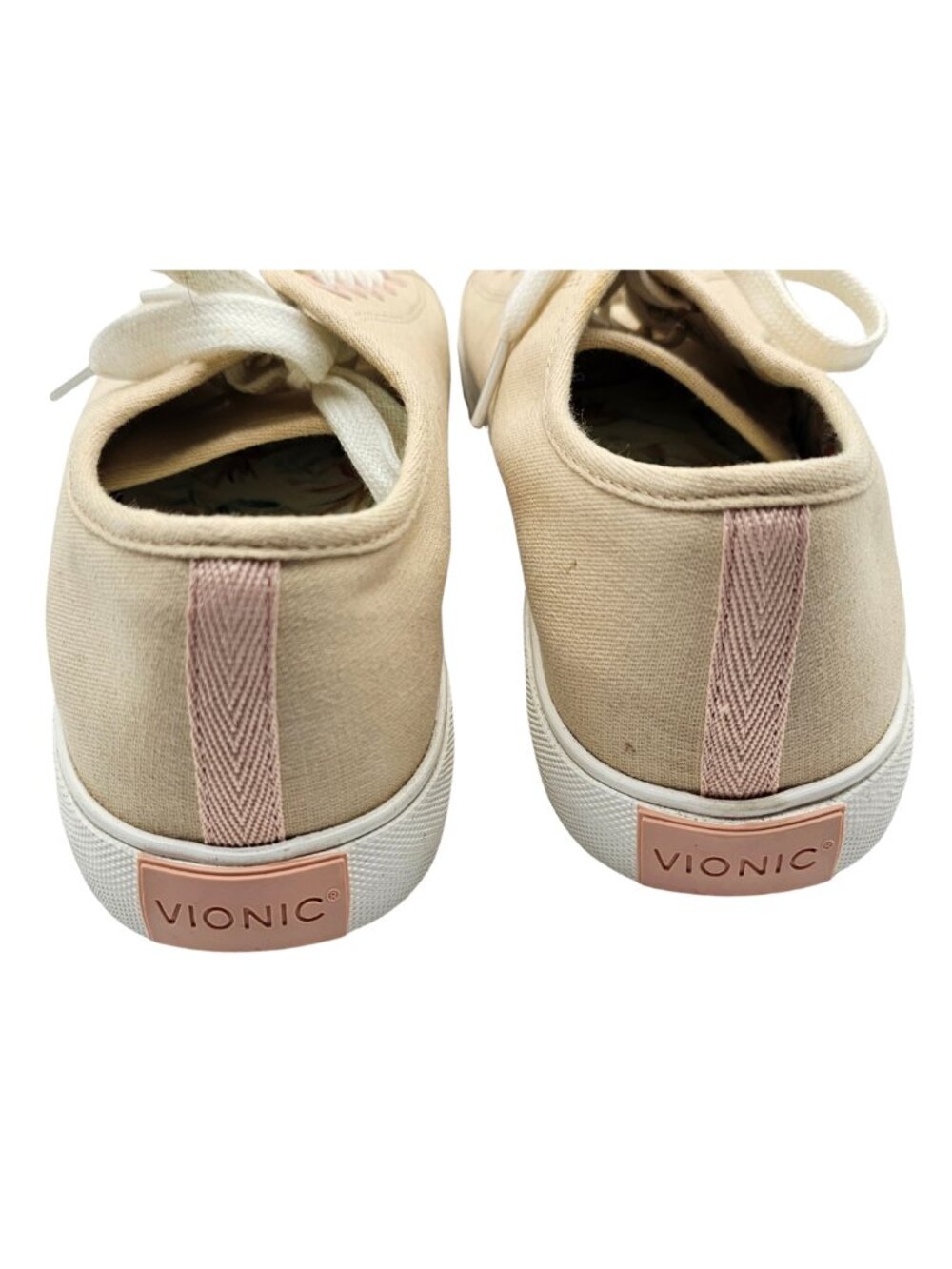 NWOT Vionic Oasis Tan Lace Up Sneakers, 10